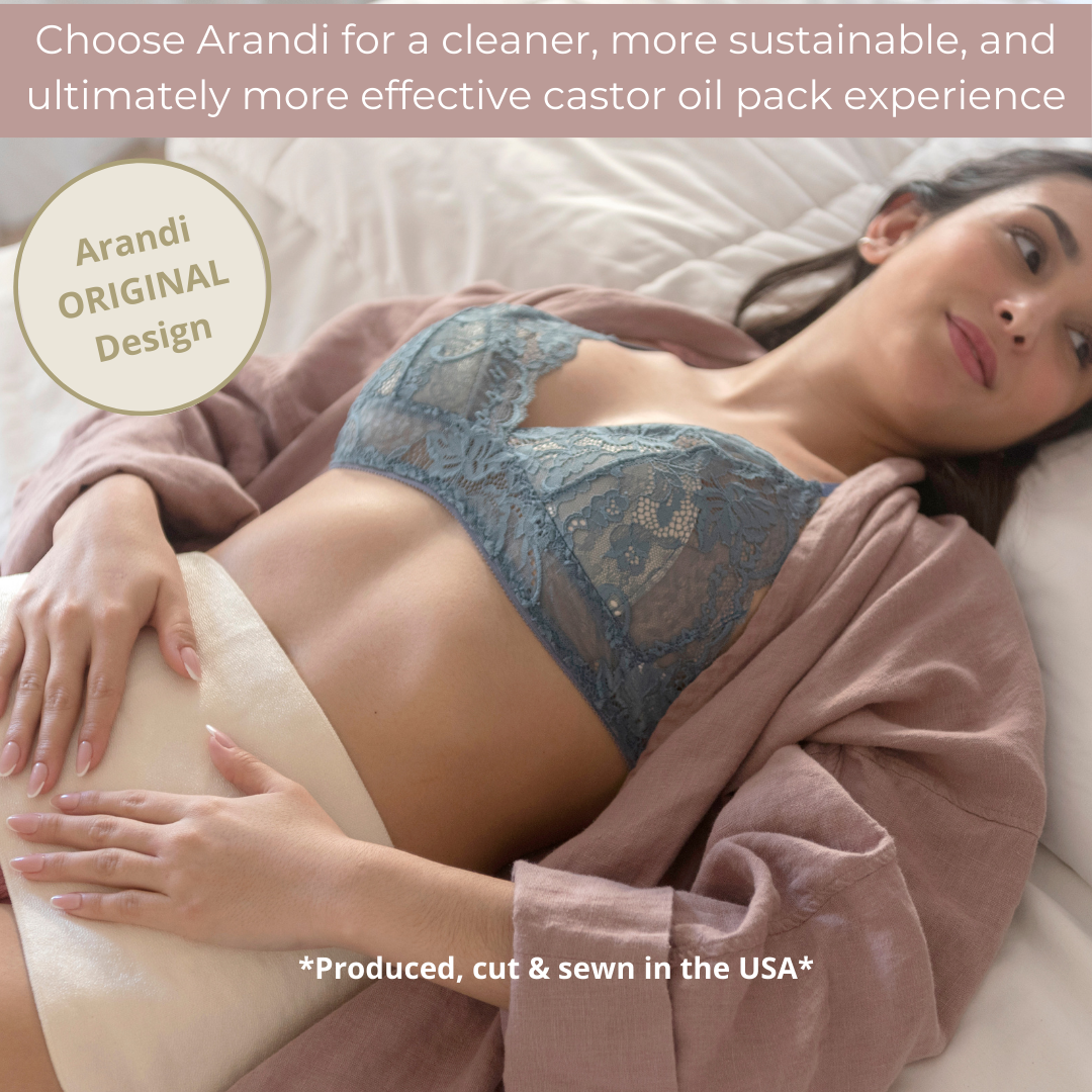 Arandi Sacred Womb Pack Bundle (Wrap + 250ml Castor Oil)