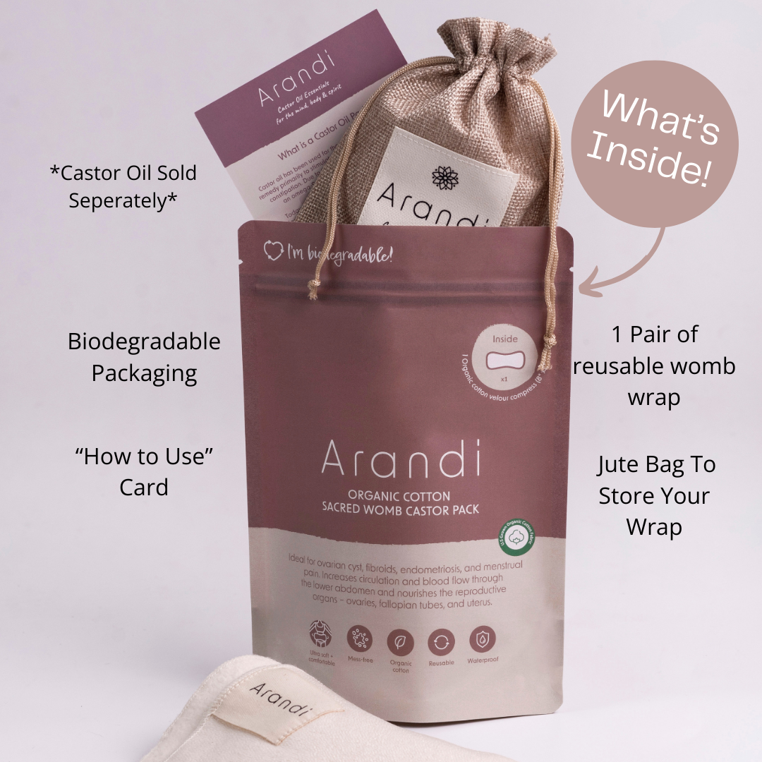 Arandi Womb Wellness Pack (Wrap + Blend)